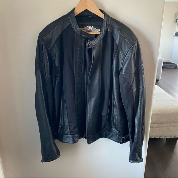 Harley Davidson Instinct Leather Jacket - Picture 1 of 10